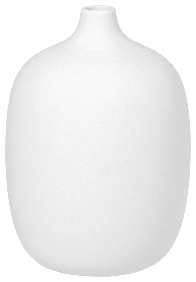 Ceola Vase Ceramic 5.5X7.5, White