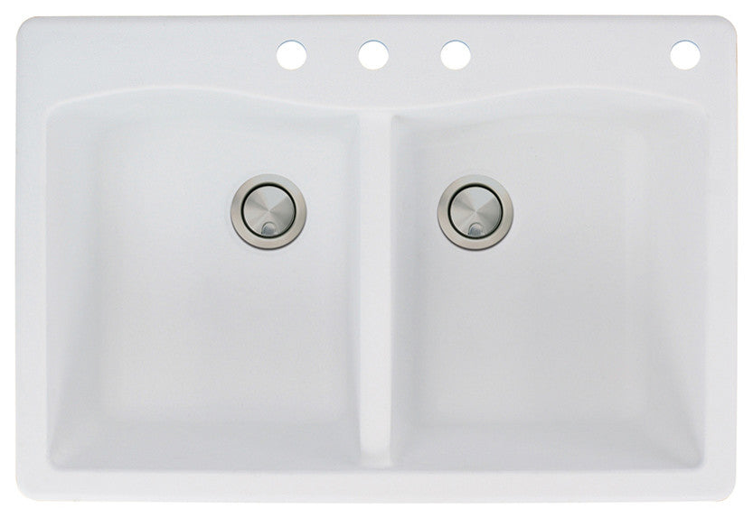 Transolid Aversa, White, 22"x33"x9.5"