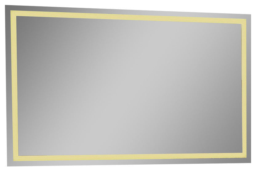 IB MIRROR Dimmable Lighted Bathroom Mirror Harmony 55"x36" 3000 K