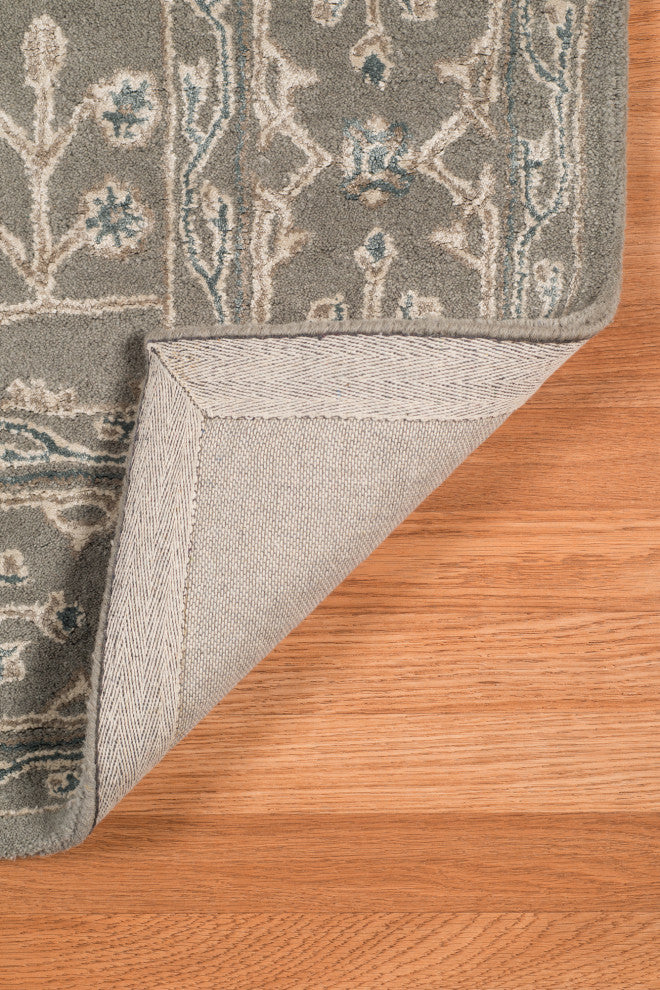 Amer Rugs Urban UR-1 Steel Blue Gray Hand-tufted - 8'x11' Rectangle Area Rug