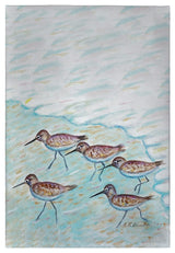 Sandpipers Guest Towel - Two Sets of Two (4 Total)