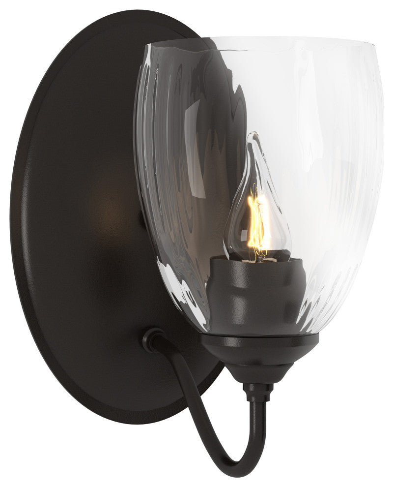 Simple Lines Sconce, Oil Rubbed Bronze, Water Glass
