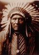 Three Horses, Native American, by Edward Curtis Print