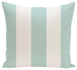 Awning Stripe Stripe Print Outdoor Pillow, Seaside, 20"x20"