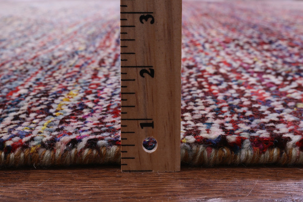 9' 1" X 11' 10" Wool & Silk Savannah Grass Handmade Rug - Q15439
