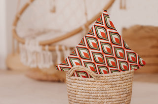 Feathers Accent Pillow With Removable Insert, Harvest Orange, 26"x26"