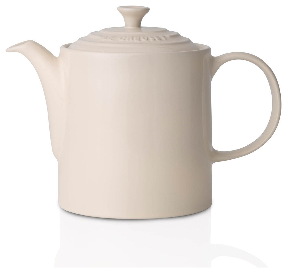 Le Creuset Stoneware Grand Teapot, 1.3 L, Almond