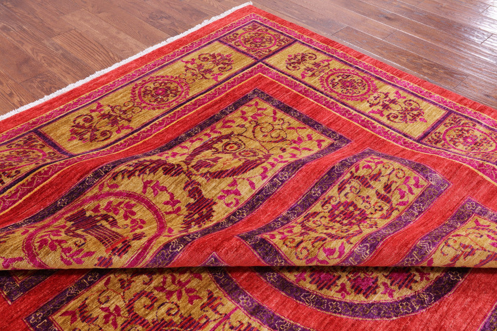 William Morris Hand-Knotted Wool Rug 8' 10" X 11' 10" Q6449
