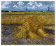 "Wheat Field with Sheaves" Digital Paper Print by Vincent Van Gogh, 24"x20"