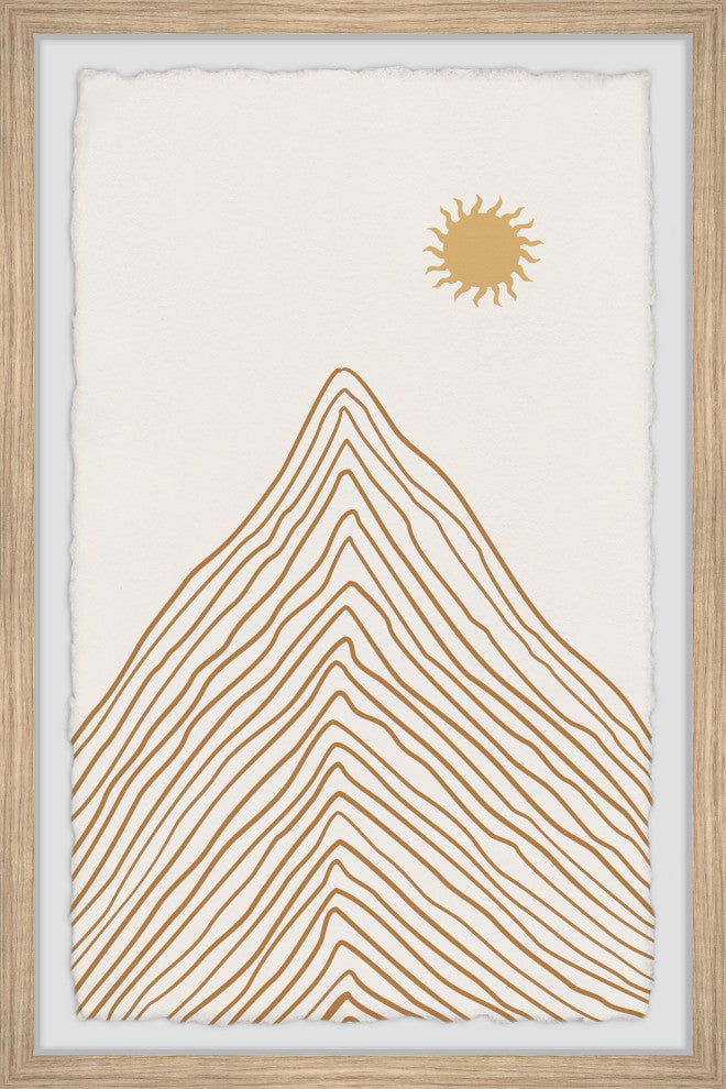 "Majestic Mountain" Framed Painting Print, 30x45