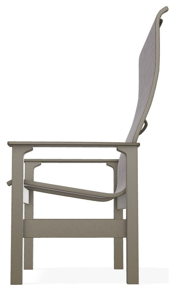 Leeward Sling Outdoor Supreme Armchair, Fossil/Beachwood