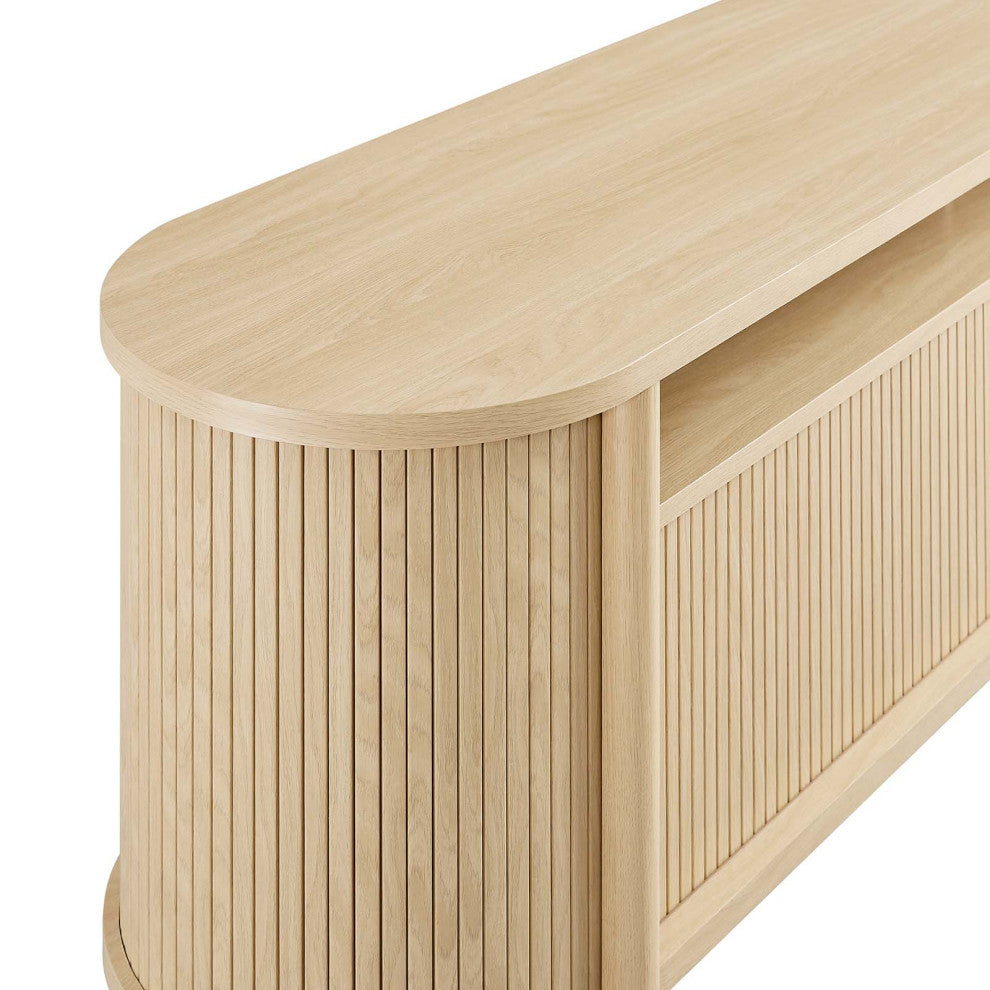 Cadence 71" TV Stand, Oak