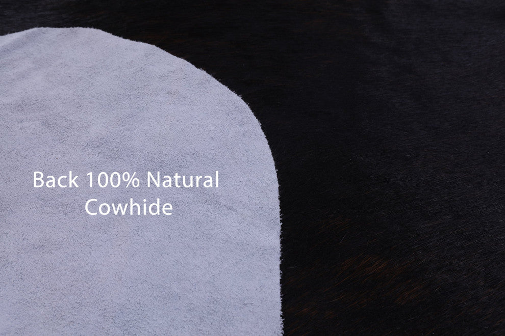 7' 6" X 6' 7" Natural Cowhide Rug C1763