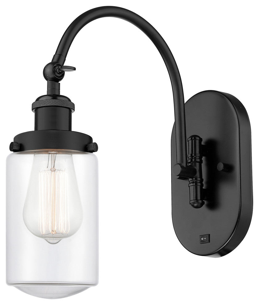 Innovations 918-1W-BK-G312 1-Light Sconce, Matte Black