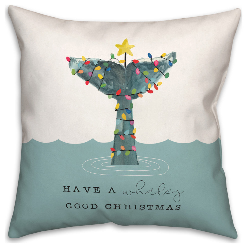 A Whaley Good Christmas 18x18 Spun Poly Pillow