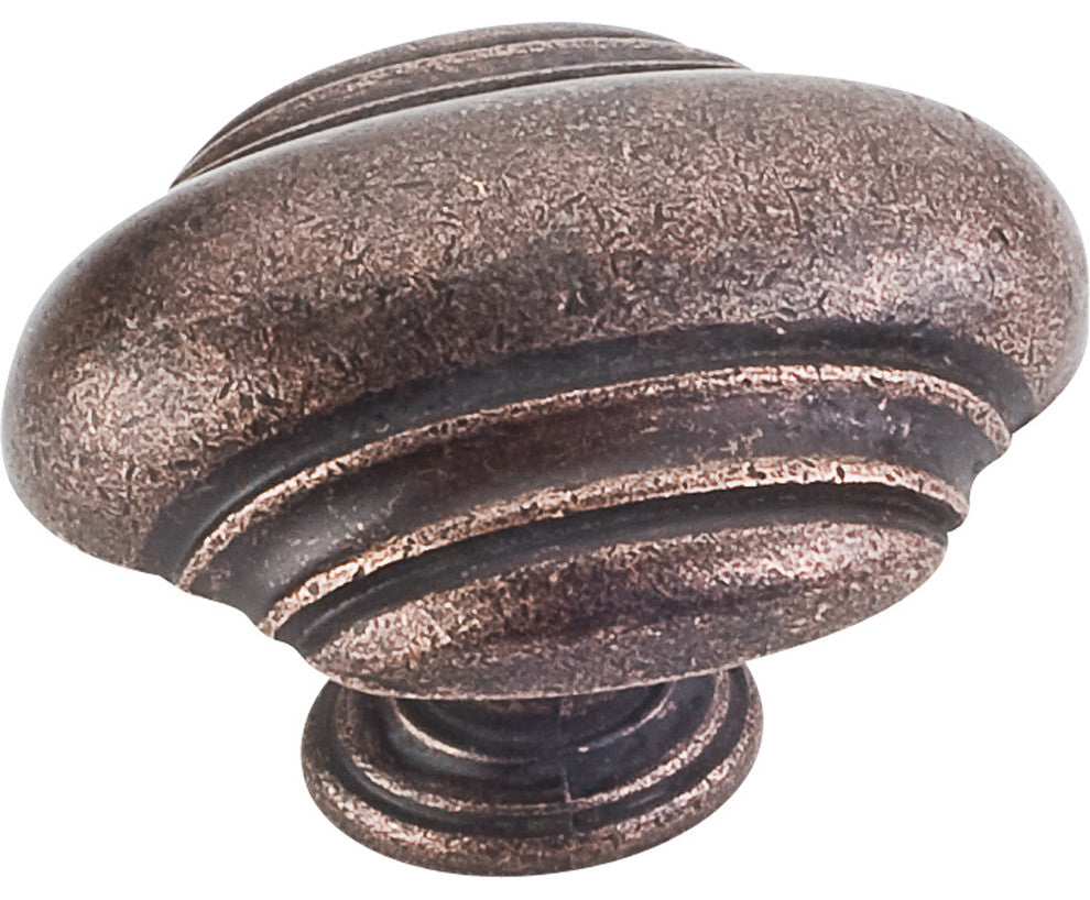 Jeffrey Alexander 613DMAC Amsden Cabinet Knob, Distressed Oil Rubbed Bronze