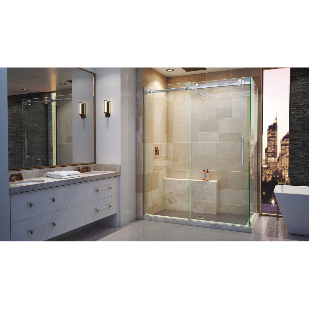 Dreamline Enigma Air 60-3/8"x34-3/4" Frameless Shower Enclosure