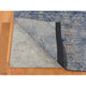 Wolf Gray, Broken Rosette Design, Wool and Silk, Hand Knotted Rug, 9'x12'