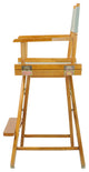 024" Director's Chair Honey Oak Frame-Gray Canvas