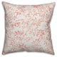 Blush Leaves 16x16 Throw Pillow