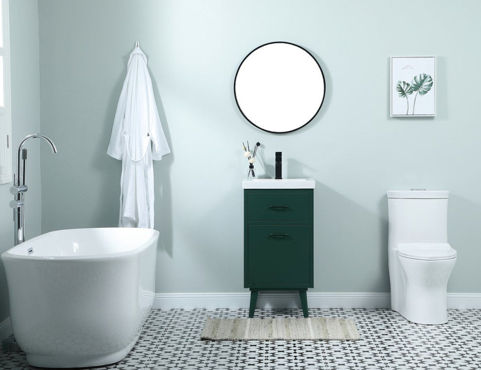 Beatrice 18" Bathroom Vanity, Green