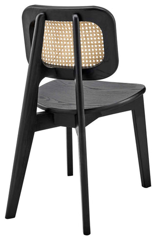 Habitat Wood Dining Side Chair, Black