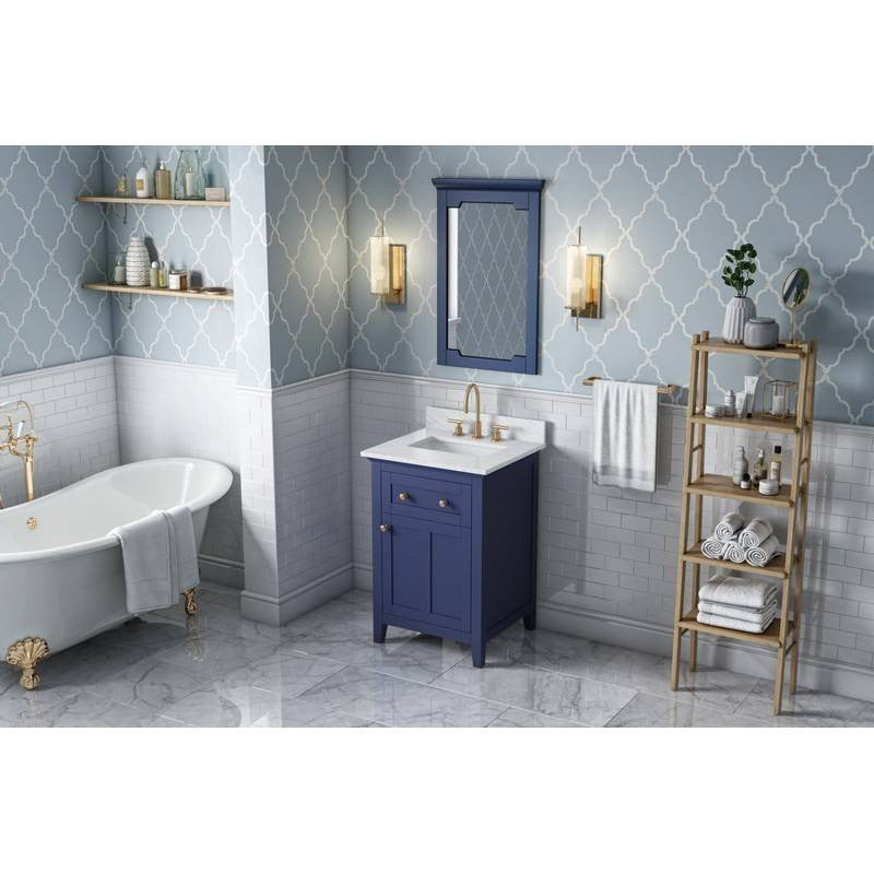 Chatham Traditional 22" Bathroom Mirror, Hale Blue Chatham Mirror