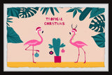 "Tropical Christmas" Framed Painting Print, 24x16