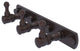 Carolina 3 Position Tie and Belt Rack, Venetian Bronze