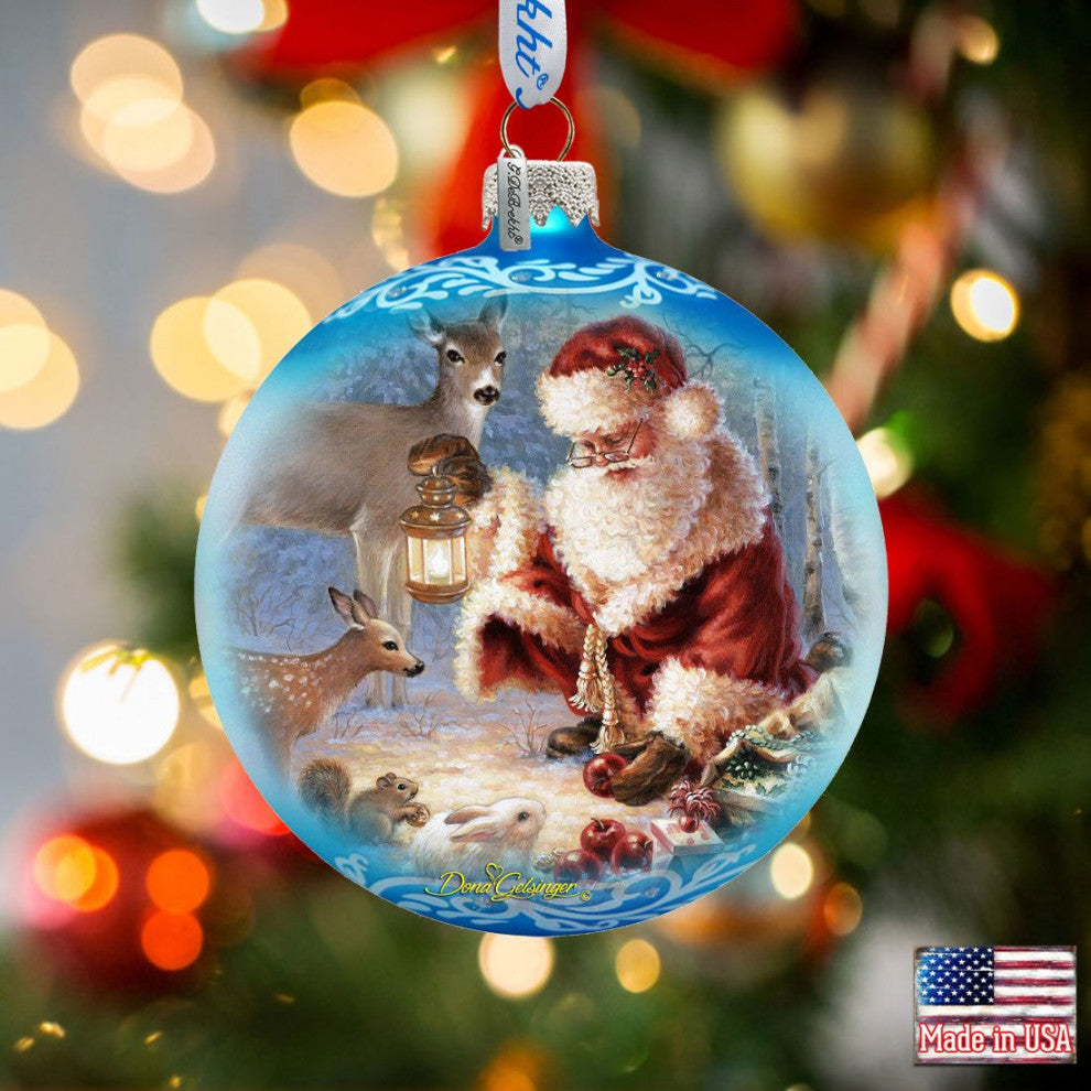 Abundance of Joy Glass Ornament by D. Gelsinger Christmas Decor