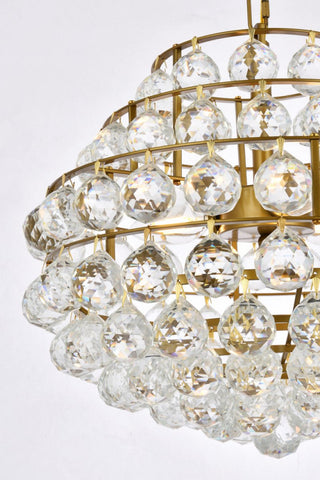 Seren 16" Pendant, Brass