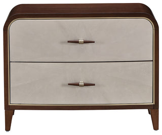 Houston 2-Drawer Nightstand, Walnut