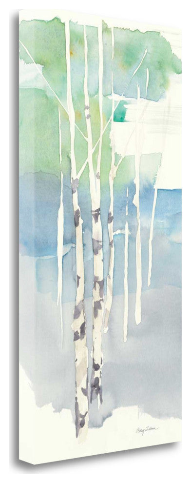 Watercolor Abstract Forest 1 Giclee Wrap Canvas Wall Art