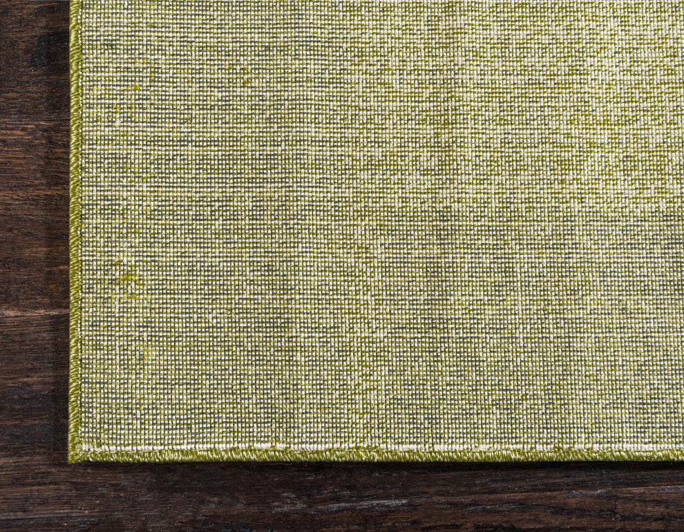 Rug Unique Loom Del Mar Green Runner 2' 7 x 10' 0