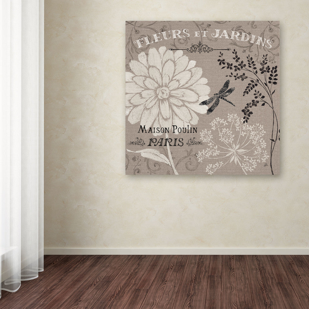 'French Linen Garden II' Canvas Art by Daphne Brissonnet