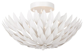Broche 4 Light Matte White Ceiling Mount