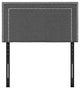 Jessamine Twin Upholstered Fabric Headboard