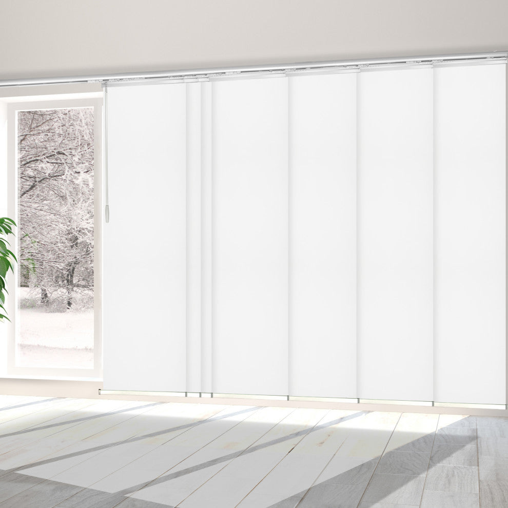 Archard 7-Panel Track Extendable Vertical Blinds 110-153"W