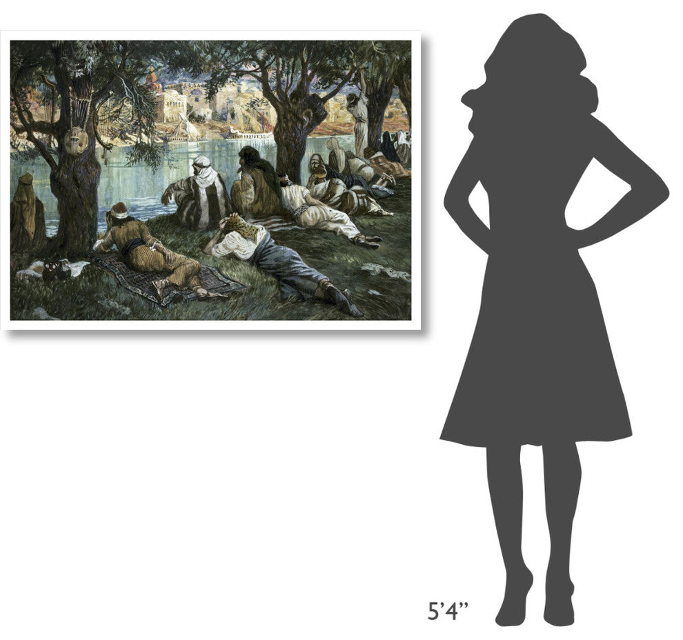 "By The Waters of Babylon" Digital Paper Print by James Tissot, 46"x33"
