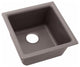 Elkay 15 3/4" Single Bowl Drop In/Undermount Bar/Prep Kitchen Sink, ELG1616GR0