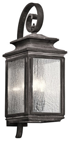 Outdoor Wall 4-Light, Weathered Zinc