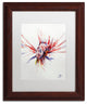 Marc Allante ''Pterois'' Art, Wood Frame, White Mat, 14x11