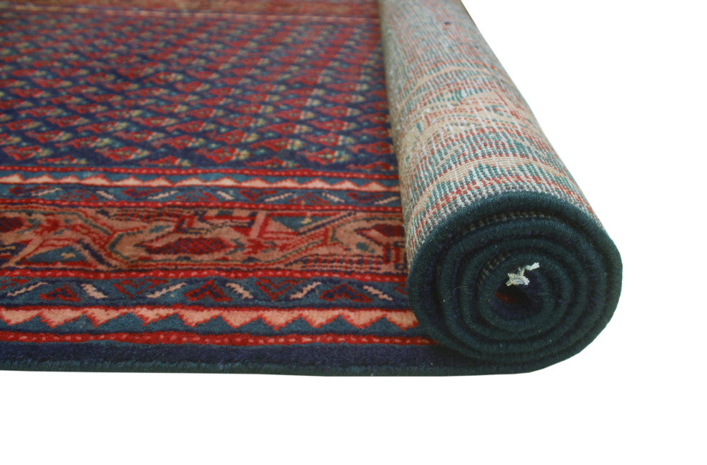 Fine Vintage Distressed Baaqi Navy Runner