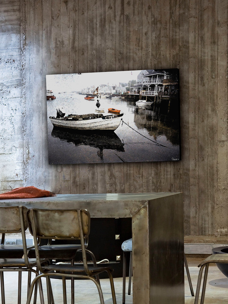 "Still Dock" Fine Art Canvas Print, 24"x16"