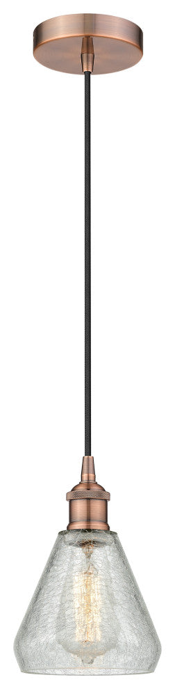 Innovations 616-1P-AC-G275 1-Light Mini Pendant, Antique Copper