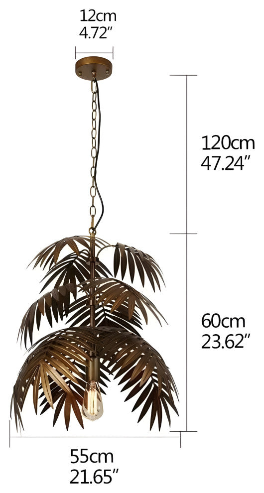 Deinze | Modern Loft Coconut Tree Chandelier for Restaurant, 3 Layers