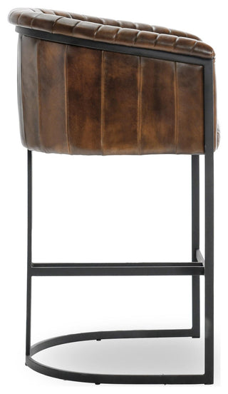 Seville Top Grain Leather Bar and Counter Stool, Counter Stool
