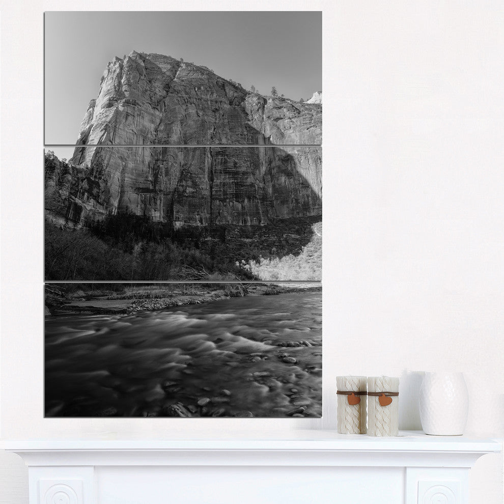 "Glow of Morning Dark" Photography Metal Wall Art, 3 Panels, 28"x36"