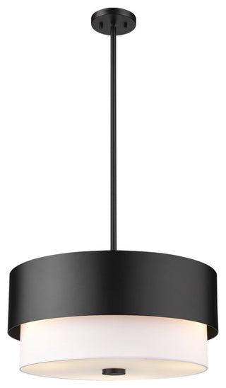 Z-LITE 3-Light Pendant, Matte Black