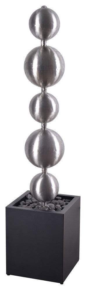 Kenroy 51090STSTBL Floor Fountain, Quentin